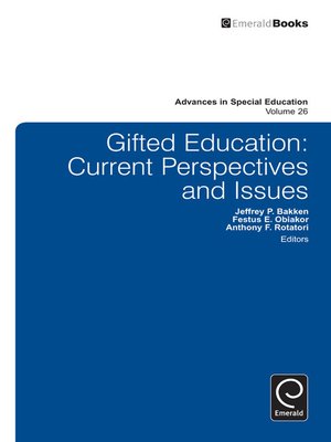 cover image of Advances in Special Education, Volume 26
